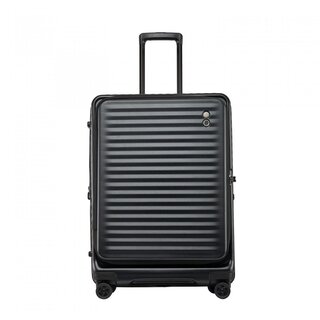 Echolac CELESTRA 38/44 л чемодан из поликарбоната на 4 колесах черный